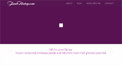 Desktop Screenshot of janetrichey.com